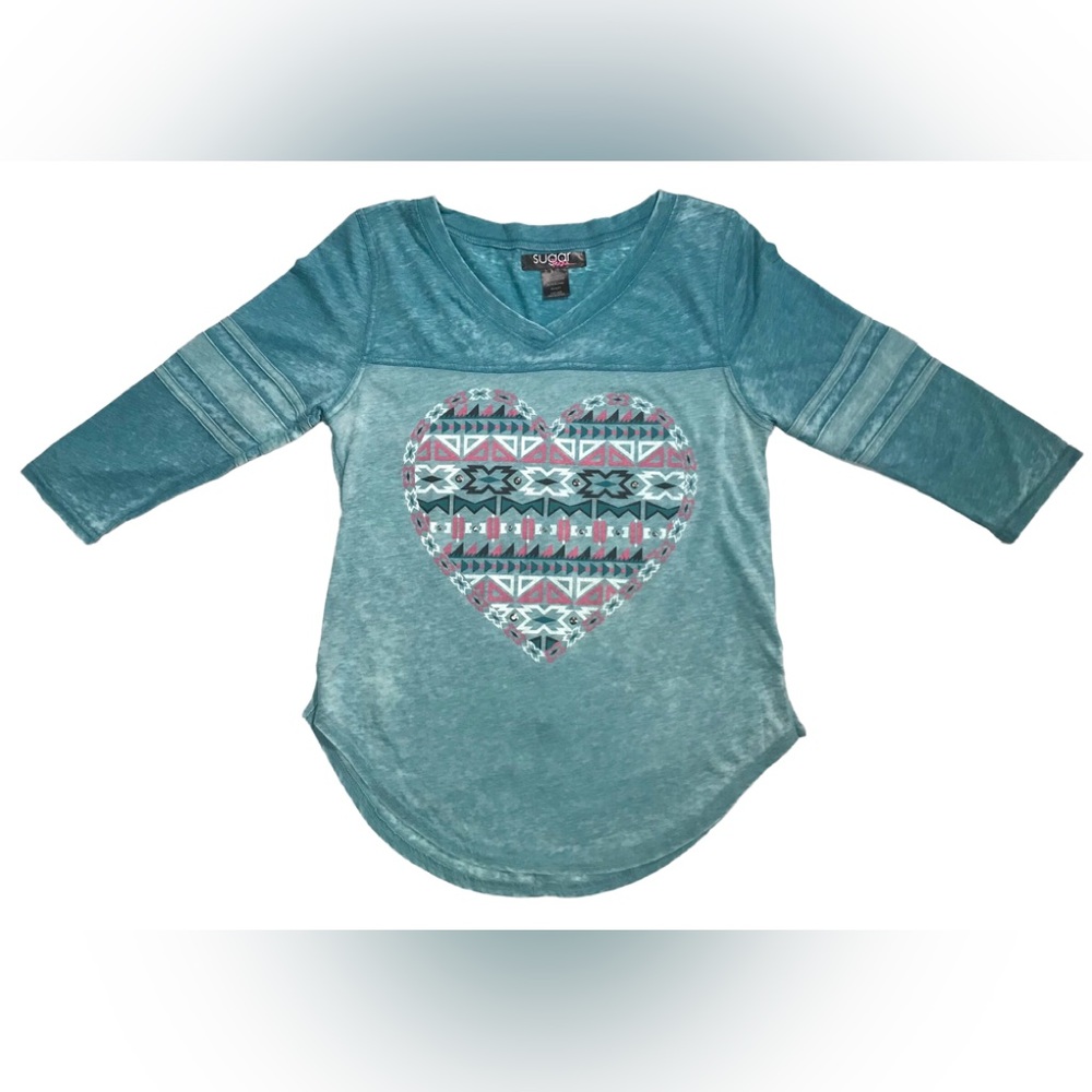 Sugar Rushs 3/4 sleeve top